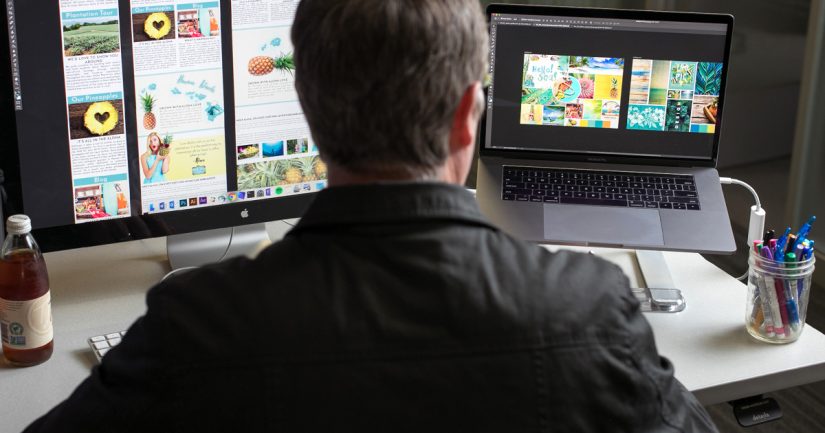 A WEB DESIGN THROUGH PHOTOSHOP